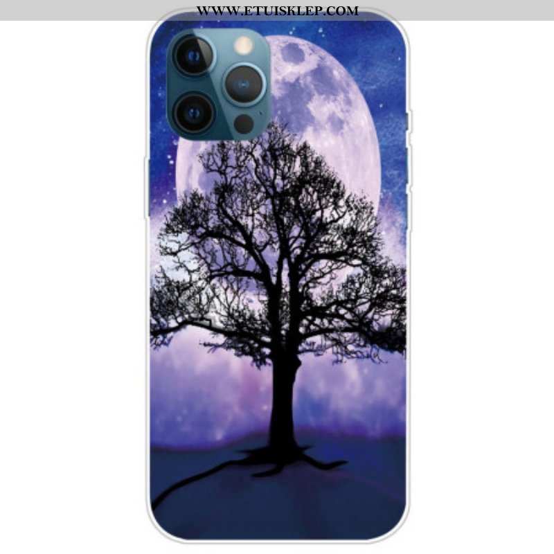 Etui do iPhone 14 Pro Max Drzewo Pod Księżycem